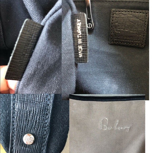 💯% Authentic Burberry Canvas Hobo Bag - Picture 5 of 8